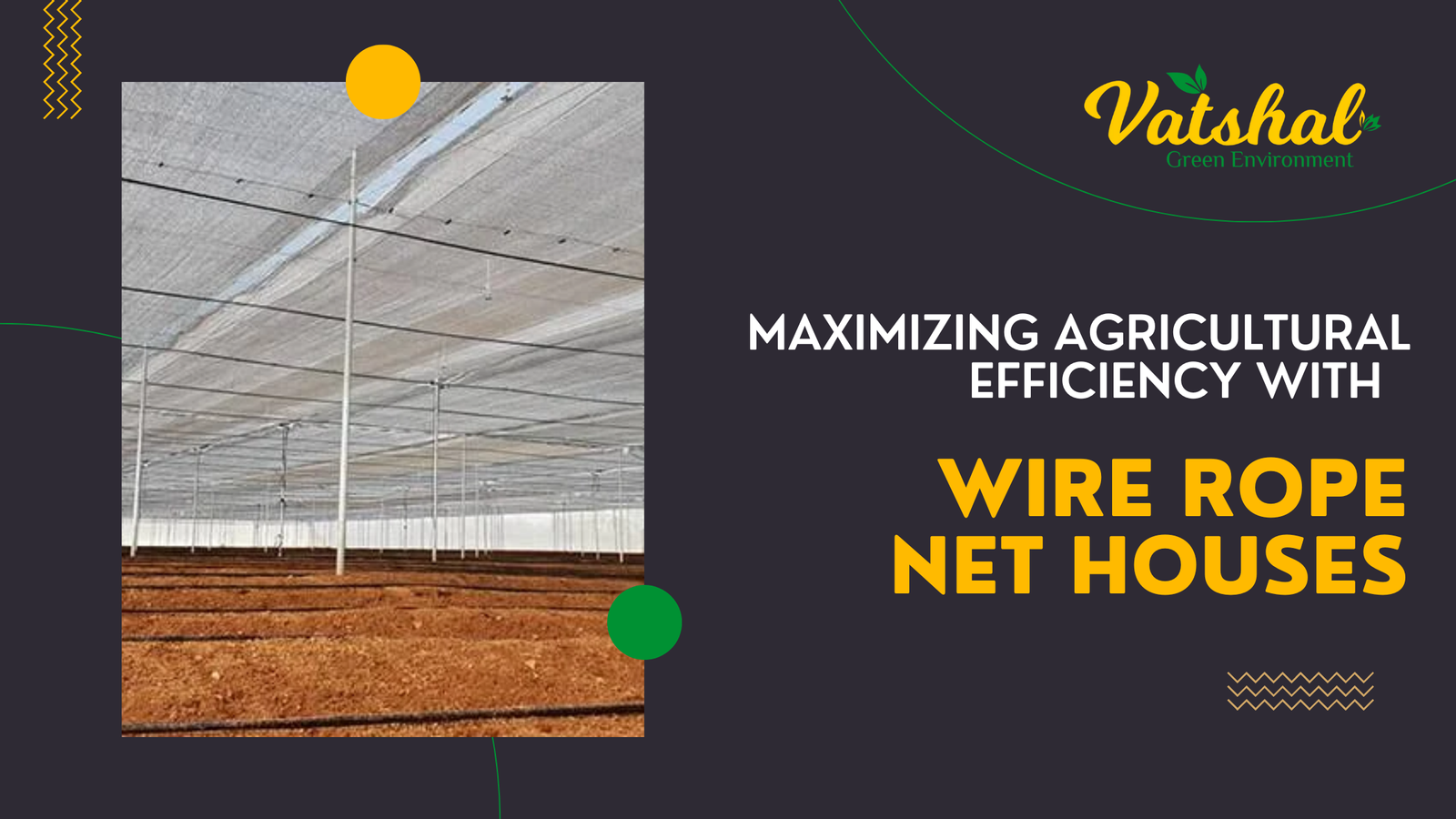 Wire rope net houses